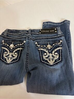 Bling jeans capri la idol